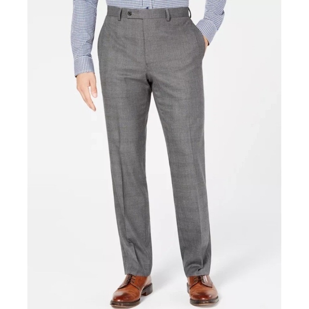 Ralph Lauren Wool Houndstooth Dress Pants Mens 36 Classic Preppy Formal Wear NWT